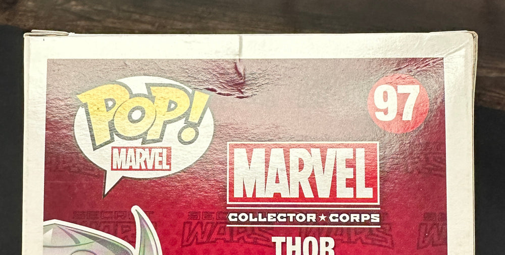 
                  
                    Natalie Portman as Jane Foster / Mighty Thor in Marvel Comics Secret Wars (SWAU) Signed POP! Funko #97
                  
                