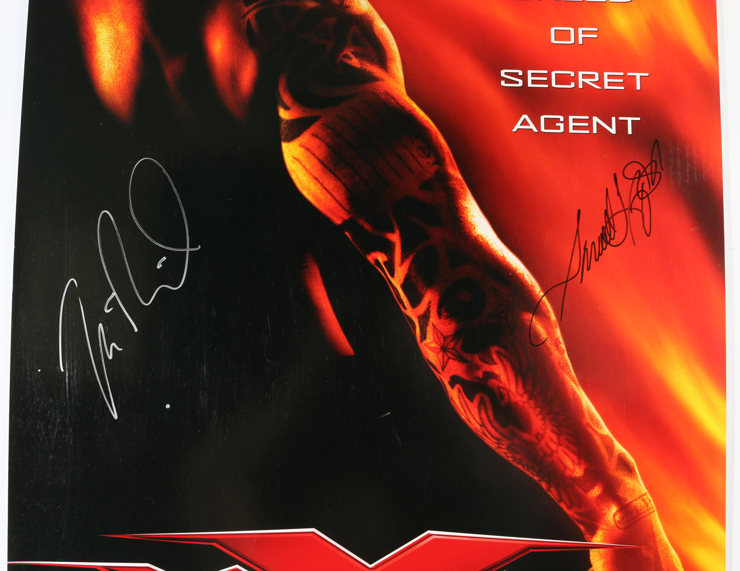 
                  
                    Vin Diesel as Xander Cage & Samuel L. Jackson as Agent Augustus Gibbons in XXX (Beckett) Signed 27x40 Poster
                  
                