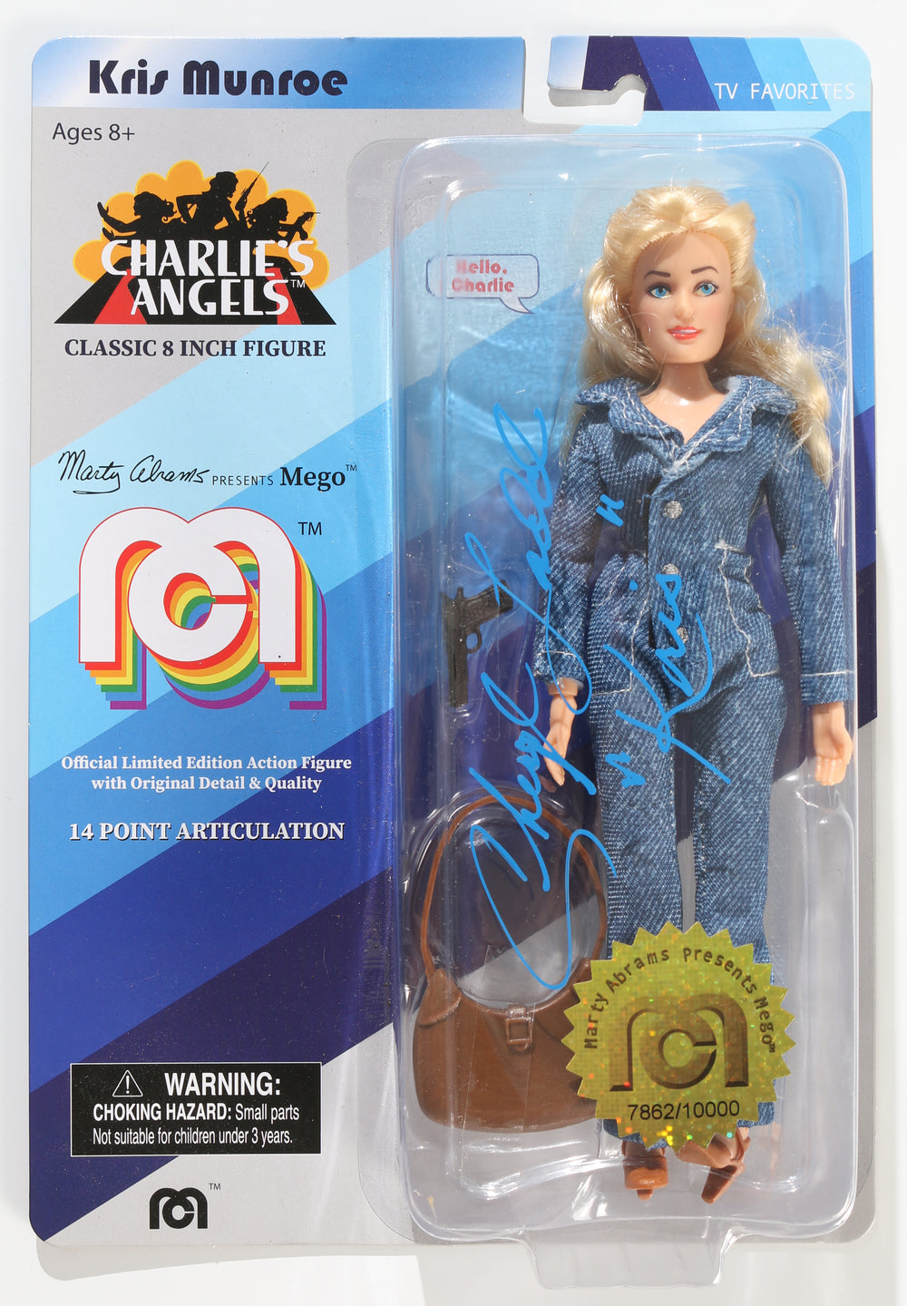 Cheryl Ladd as Kris Munroe in Charlie's Angels (Marty Abrams Presents Mego) Signed Action Figure