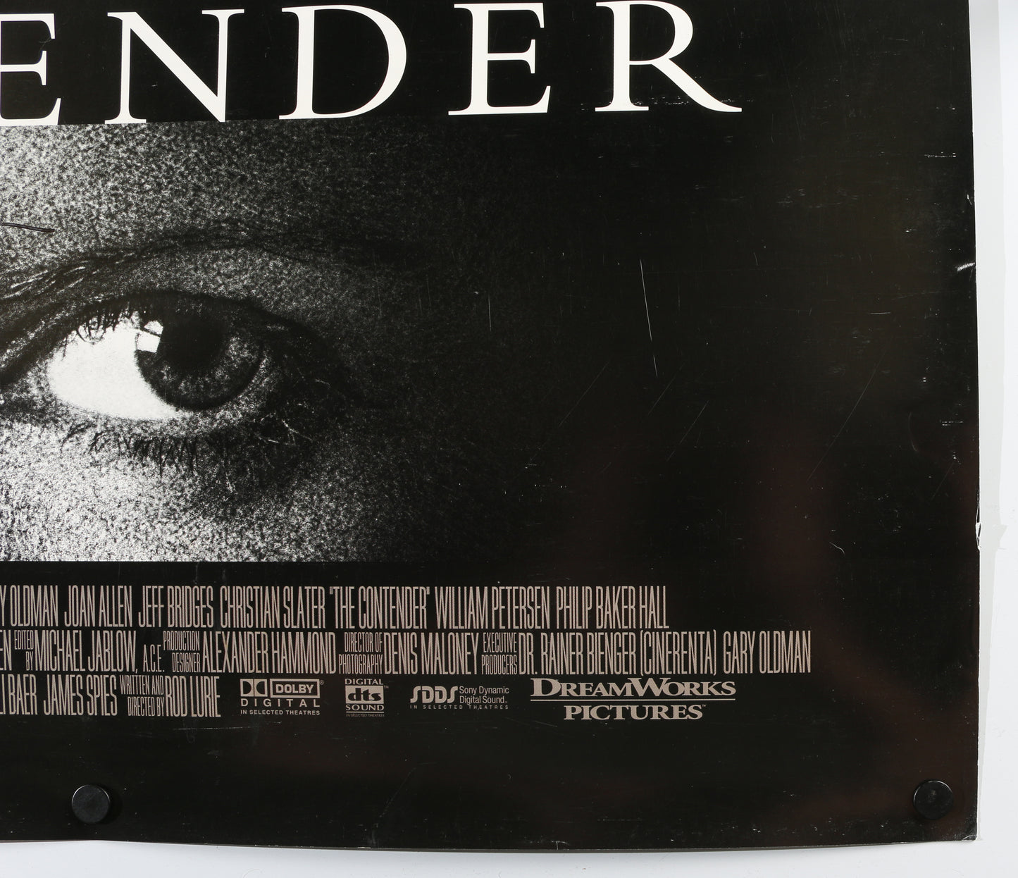 
                  
                    Jeff Bridges as President Jackson Evans & Gary Oldman as Shelly Runyon in The Contender Signed 27x40 Poster
                  
                