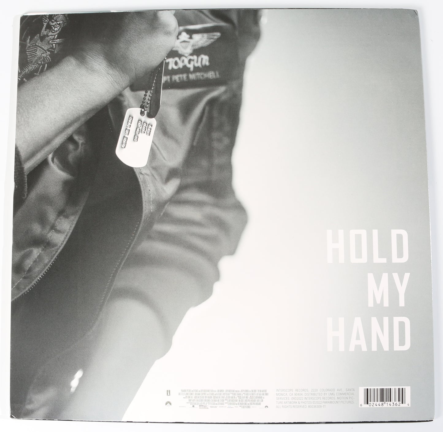 
                  
                    Hold My Hand Single from Top Gun: Maverick Vinyl 12" Record Sleeve Signed by Lady Gaga
                  
                