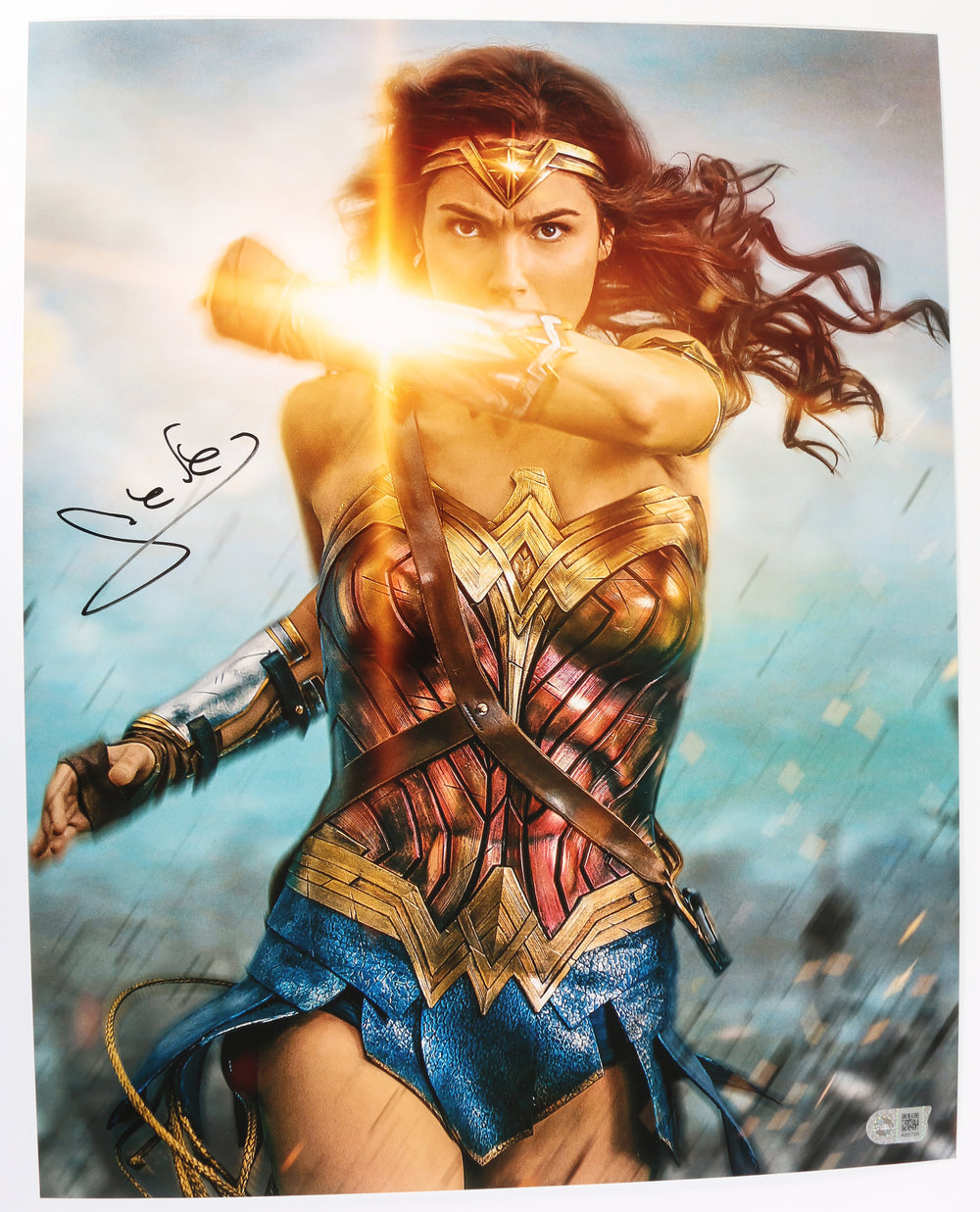 Gal Gadot as Wonder Woman in Wonder Woman (SWAU) Signed 16x20 Photo