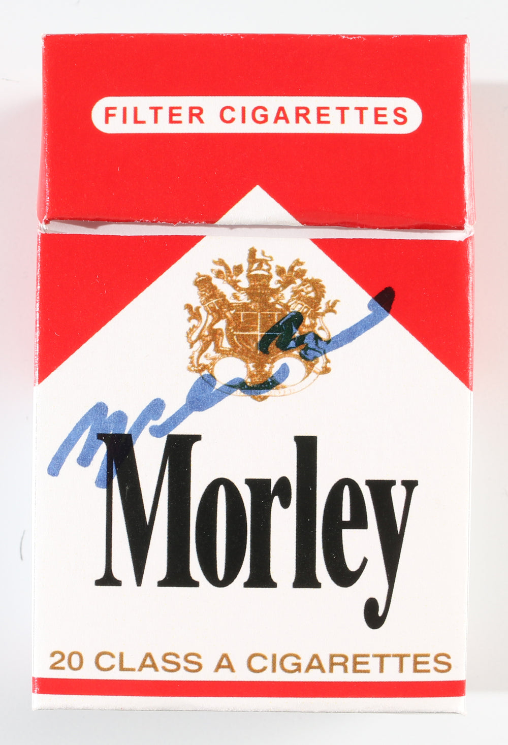William B. Davis as The Cigarette Smoking Man in The X Files Signed Prop Replica Cigarette Pack