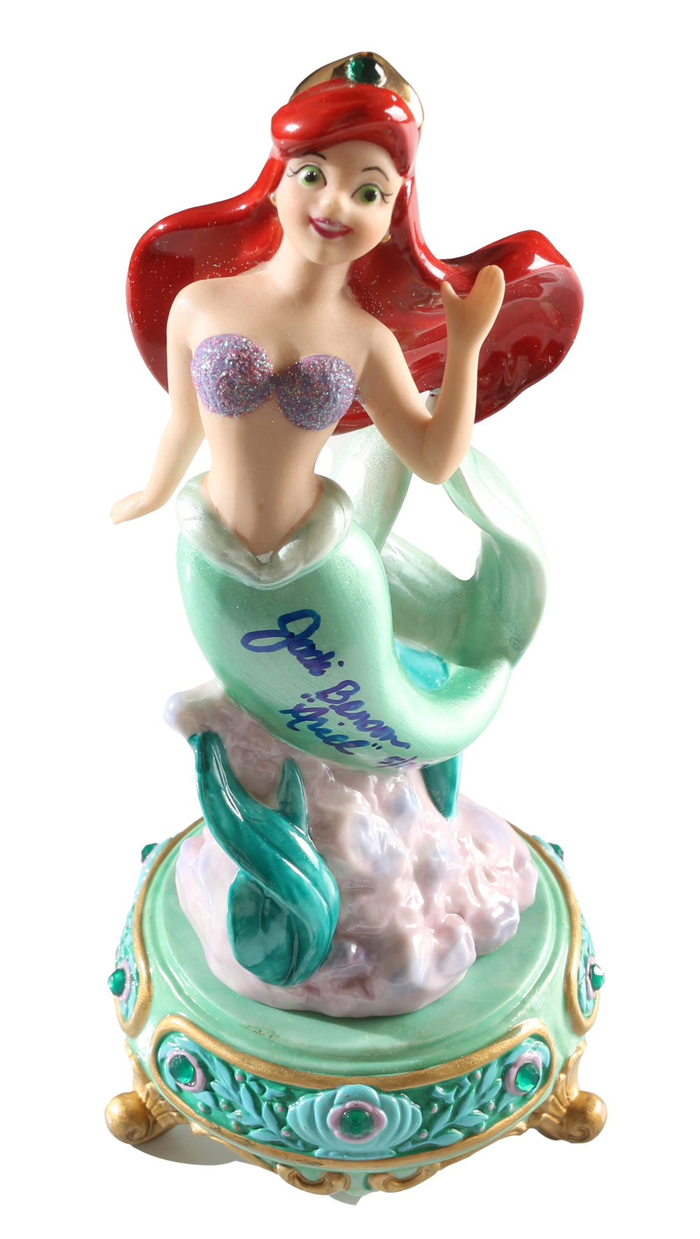 Jodi Benson as Ariel in Disney's The Little Mermaid Signed Statue with Character Name