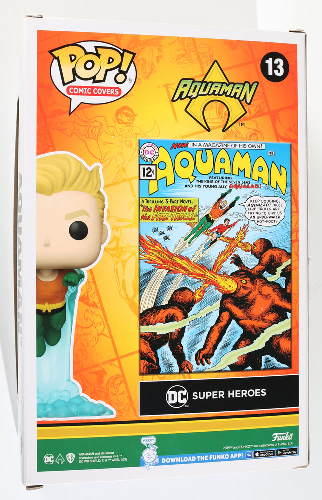 
                  
                    Jason Momoa as Aquaman in Aquaman Comic Cover (Beckett) Signed Funko POP! #13
                  
                