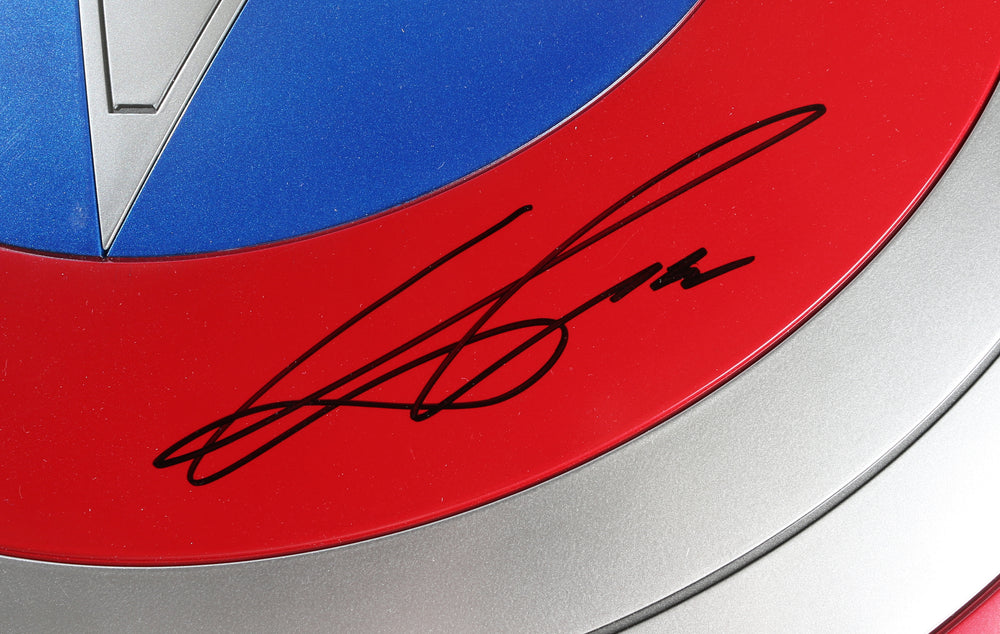 
                  
                    Captain America Hasbro Marvel Legends Replica Shield (Official Pix) Signed by Anthony Mackie
                  
                