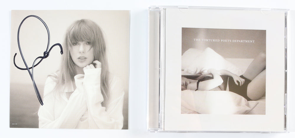 
                  
                    The Tortured Poets Department CD Album Insert Signed by Taylor Swift
                  
                