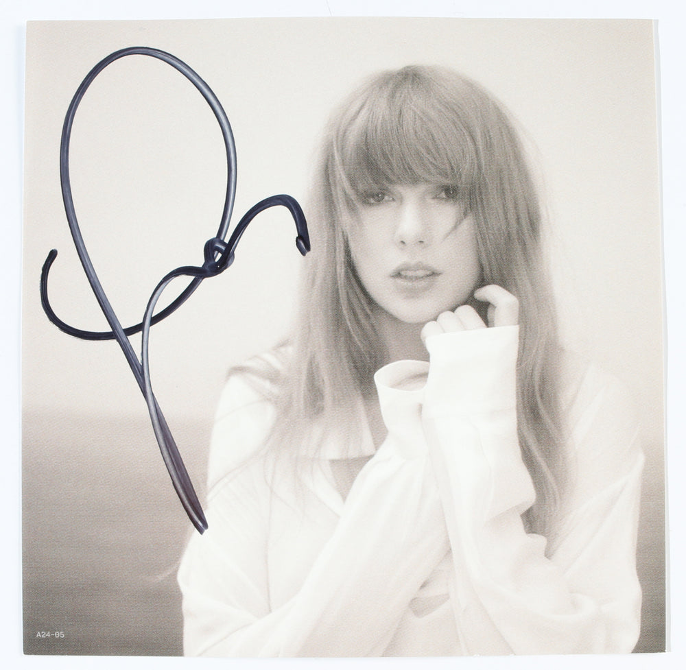 The Tortured Poets Department CD Album Insert Signed by Taylor Swift