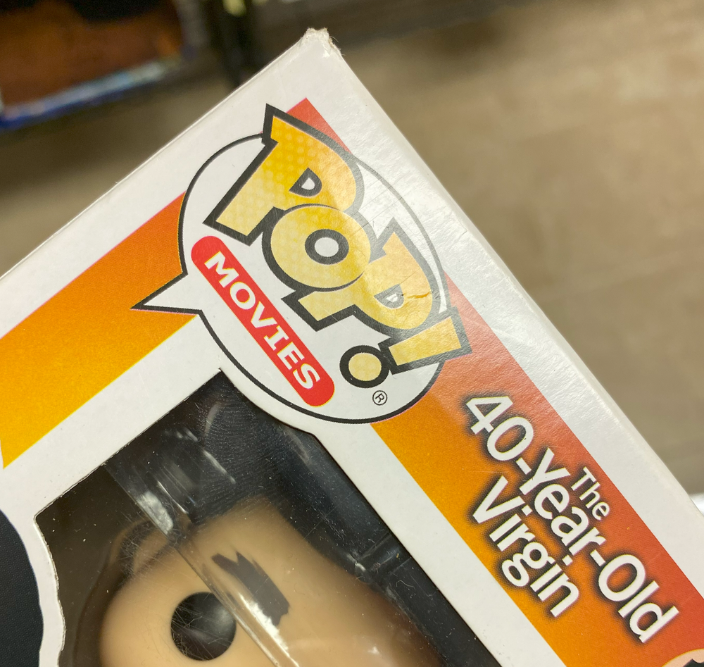 
                  
                    Steve Carell as Andy Stitzer in The 40-Year-Old Virgin (Beckett) Signed Funko POP! #1063
                  
                