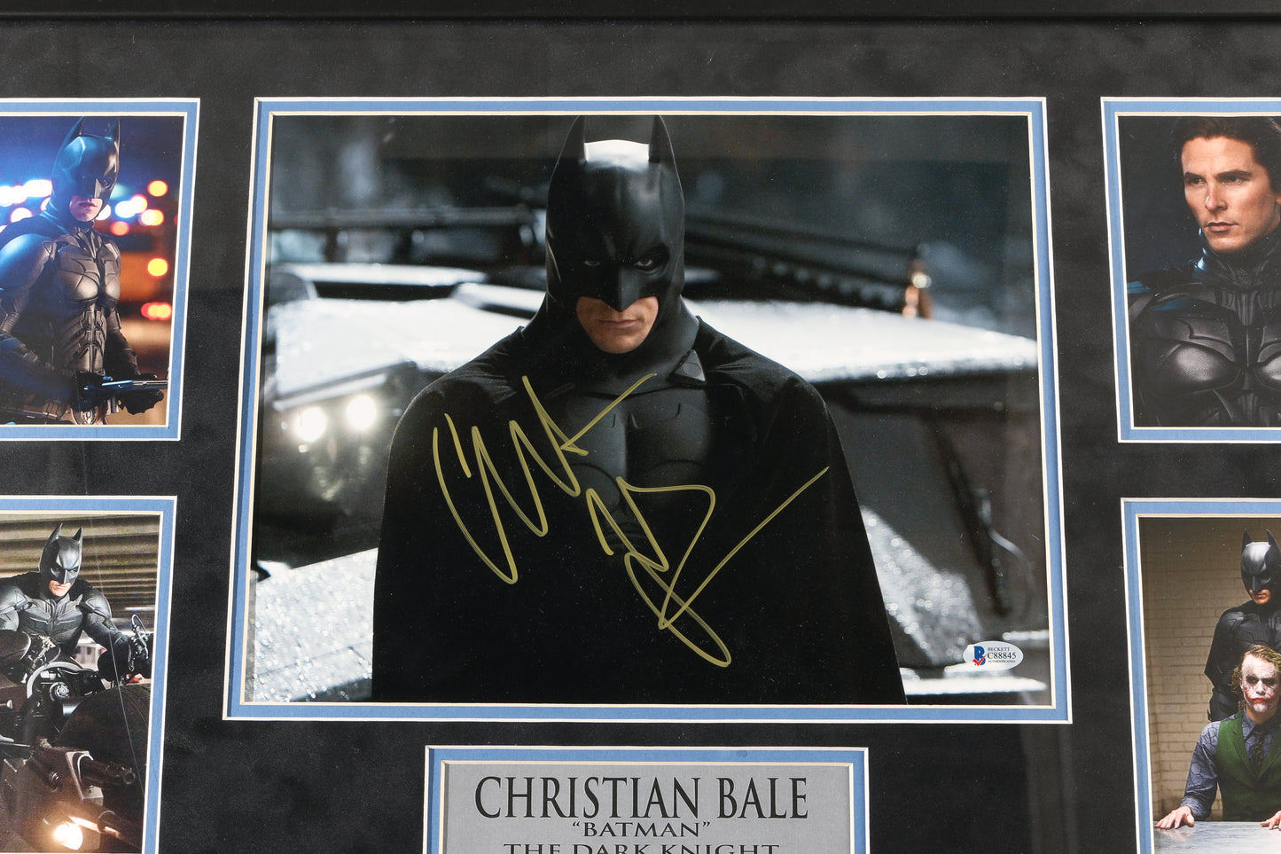
                  
                    Christian Bale as Batman in Batman Begins (Beckett) Signed 11x14 Framed Photo
                  
                