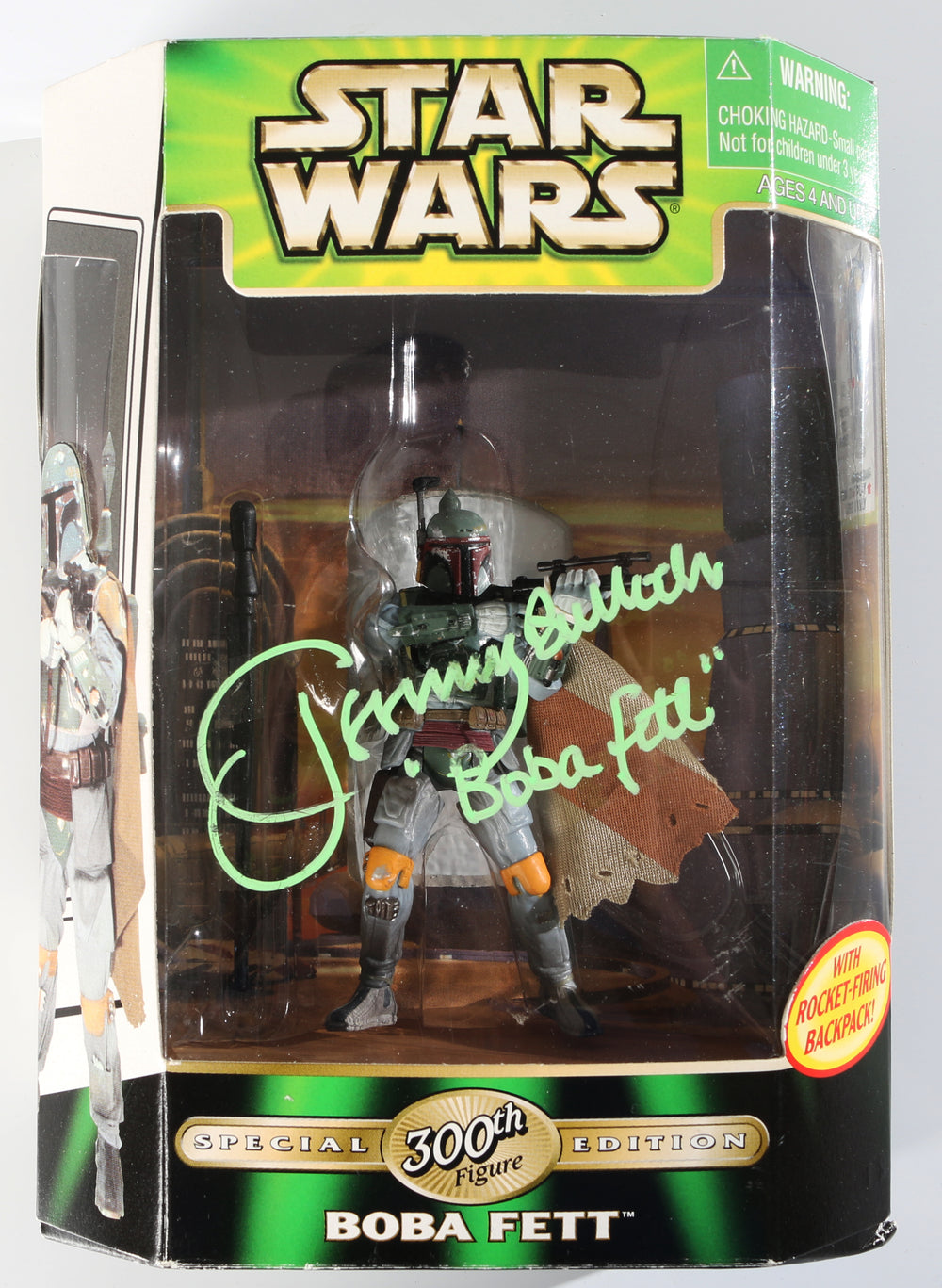 Jeremy Bulloch as Boba Fett in Star Wars: The Empire Strikes Back (Hasbro 300th Figure Special Edition) Signed Action Figure