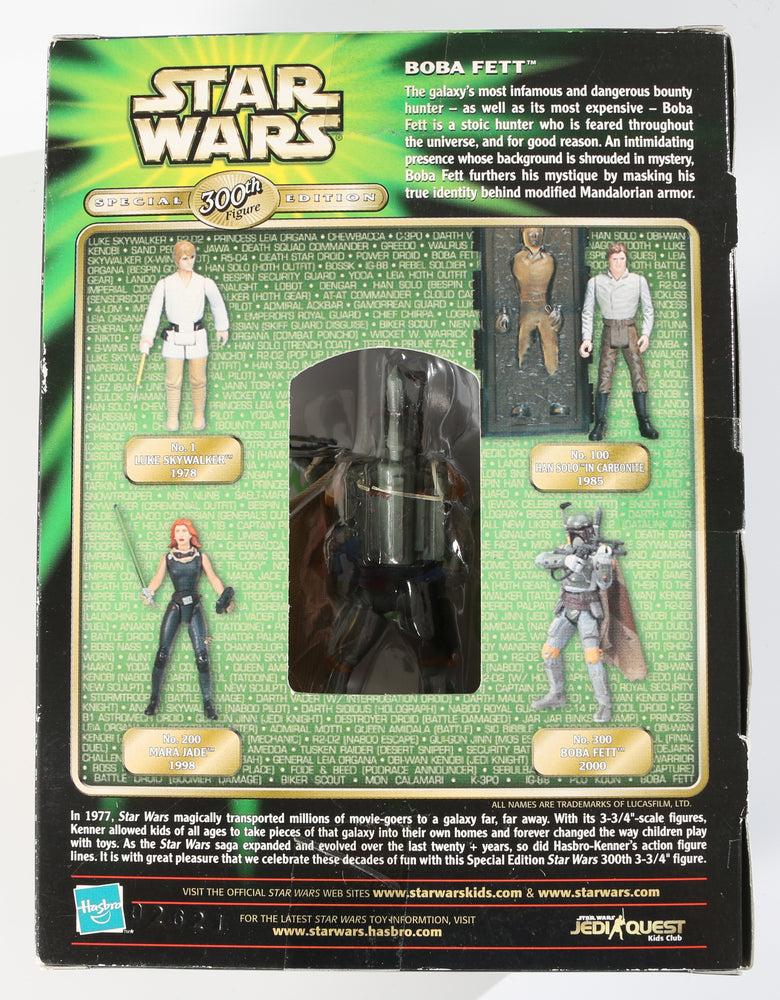 
                  
                    Jeremy Bulloch as Boba Fett in Star Wars: The Empire Strikes Back (Hasbro 300th Figure Special Edition) Signed Action Figure
                  
                