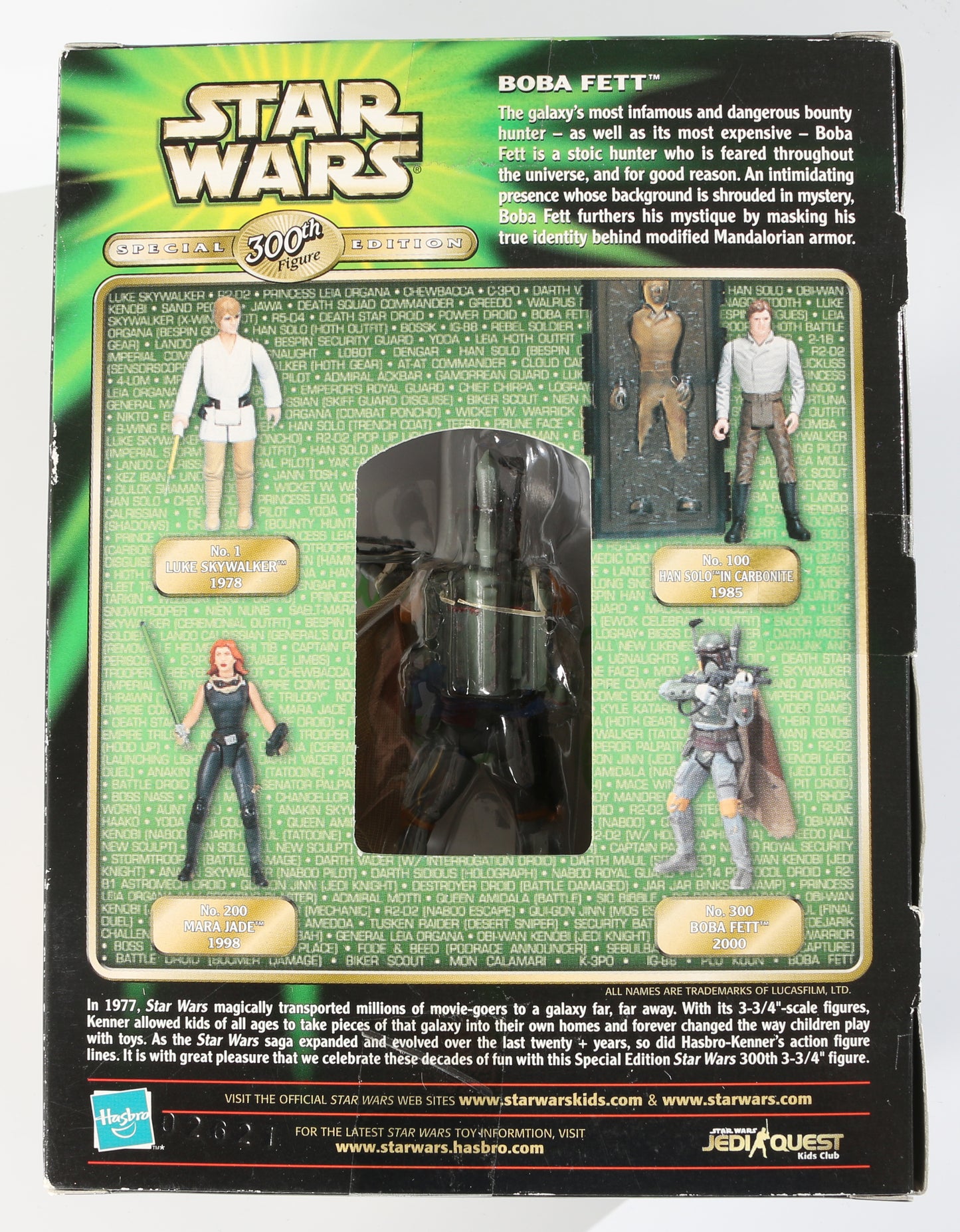 
                  
                    Jeremy Bulloch as Boba Fett in Star Wars: The Empire Strikes Back (Hasbro 300th Figure Special Edition) Signed Action Figure
                  
                