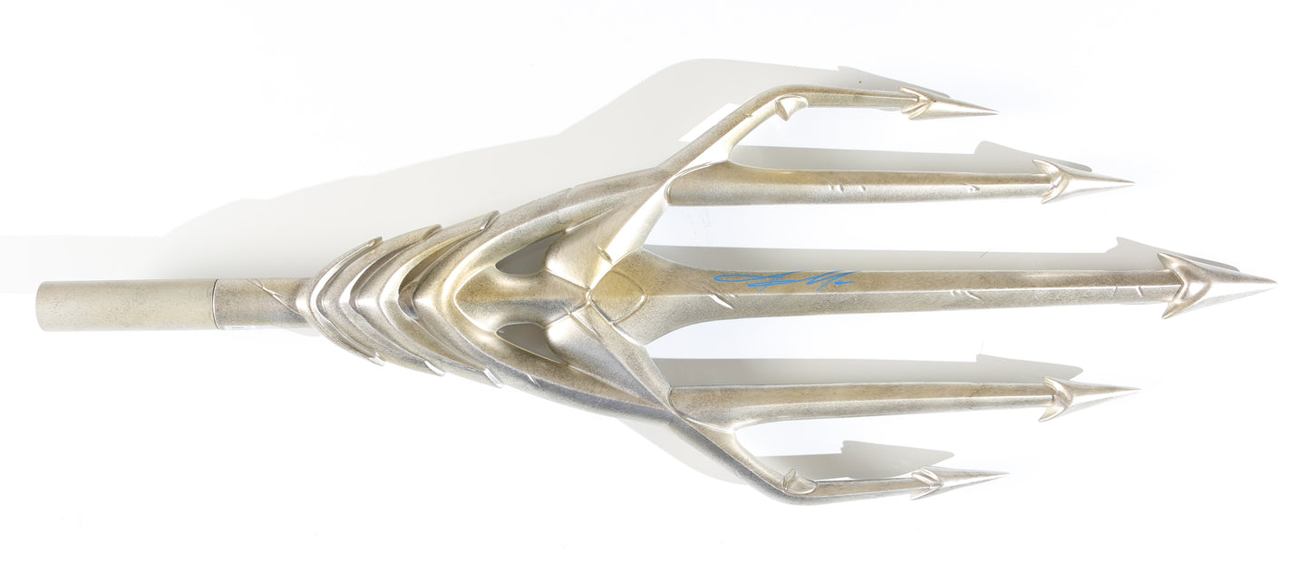 
                  
                    Aquaman's Life Size Prop Replica Trident (SWAU) Signed Twice by Jason Momoa
                  
                