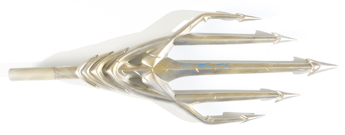 
                  
                    Aquaman's Life Size Prop Replica Trident (SWAU) Signed Twice by Jason Momoa
                  
                