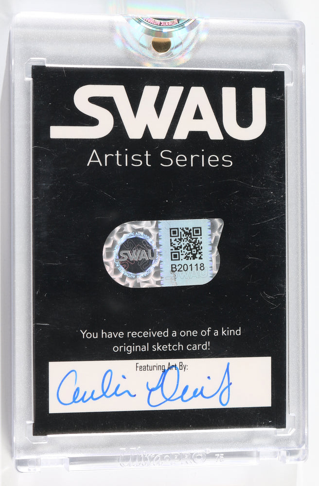 
                  
                    Bryce Dallas Howard Behind The Scenes Directing Star Wars: The Mandalorian (Encapsulated) Signed SWAU Artist Series Trading Card by Candice Dailey
                  
                