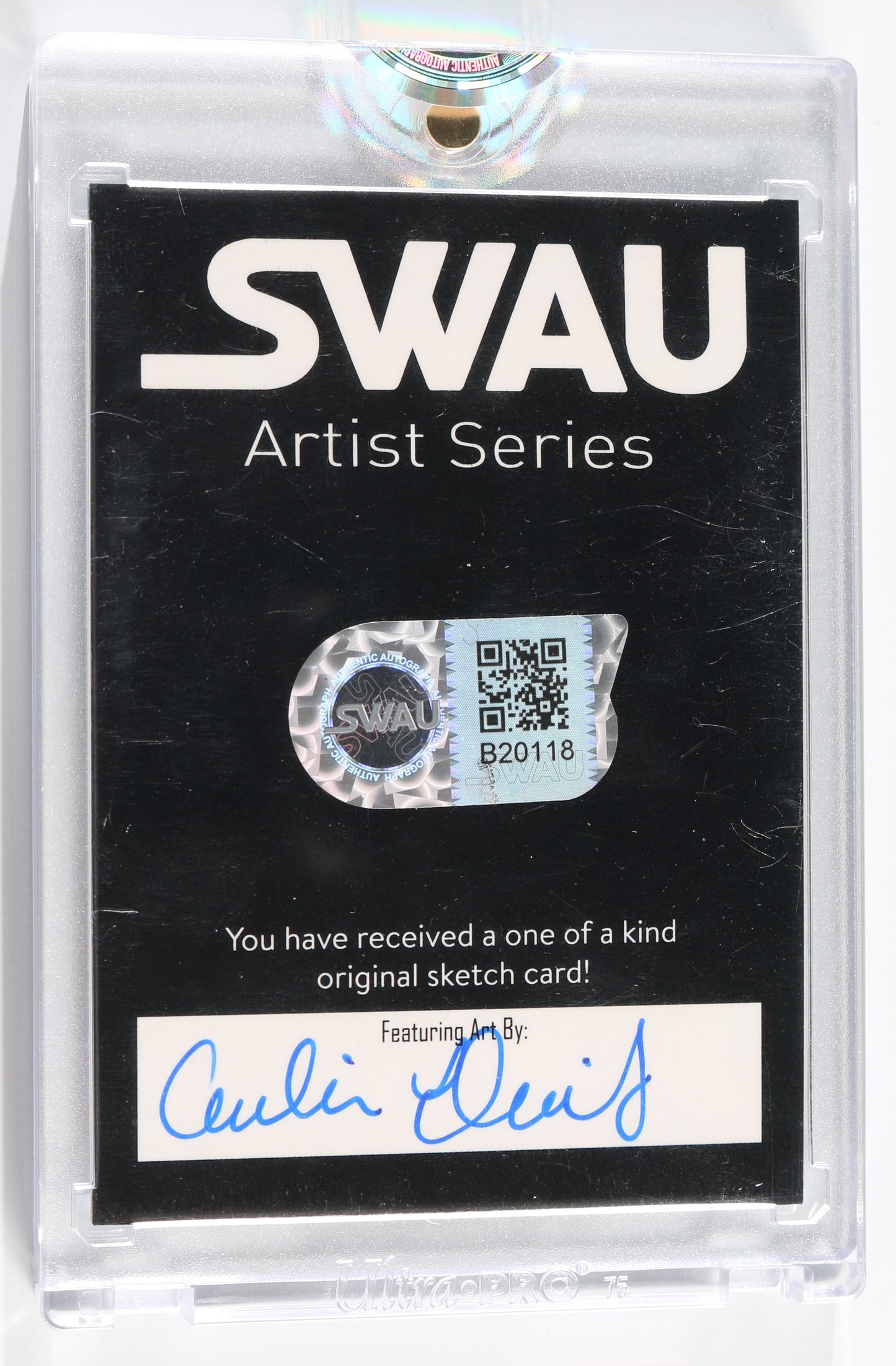 
                  
                    Bryce Dallas Howard Behind The Scenes Directing Star Wars: The Mandalorian (Encapsulated) Signed SWAU Artist Series Trading Card by Candice Dailey
                  
                