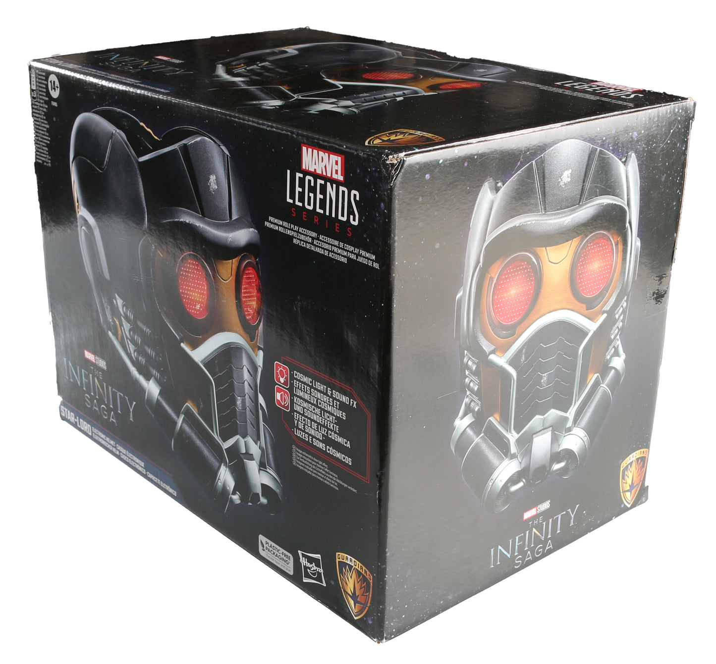 
                  
                    Chris Pratt as Star-Lord & Pom Klementieff as Mantis in Guardians of the Galaxy (Beckett Witnessed / JSA) Signed Hasbro Legends Series Prop Replica Helmet with Character Name & Quote
                  
                