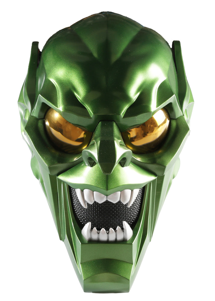 
                  
                    Green Goblin from Spider-Man: No Way Home Prop Replica Hasbro Legends Series Electronic Helmet Mask (JSA) Signed by Willem Dafoe
                  
                