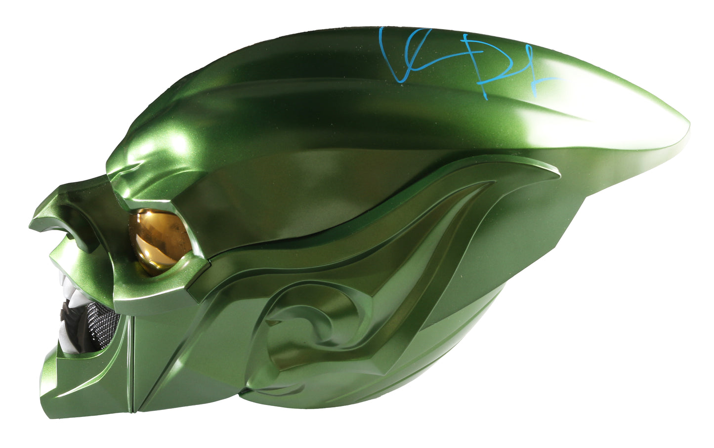 
                  
                    Green Goblin from Spider-Man: No Way Home Prop Replica Hasbro Legends Series Electronic Helmet Mask (JSA) Signed by Willem Dafoe
                  
                