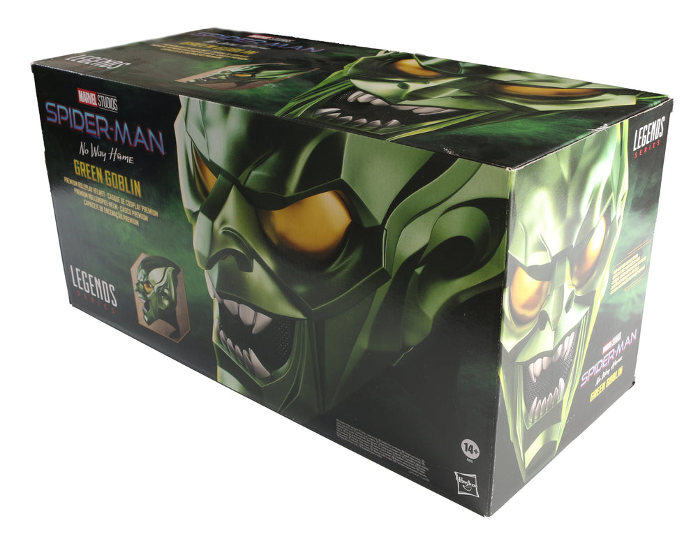 
                  
                    Green Goblin from Spider-Man: No Way Home Prop Replica Hasbro Legends Series Electronic Helmet Mask (JSA) Signed by Willem Dafoe
                  
                