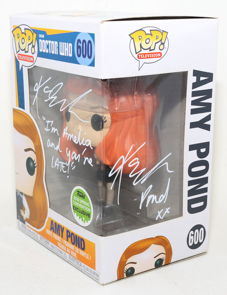
                  
                    Karen Gillan as Amy Pond in BBC's Doctor Who 2018 Spring Convention Exclusive Signed Funko POP! #600 with Character Name and Quote
                  
                