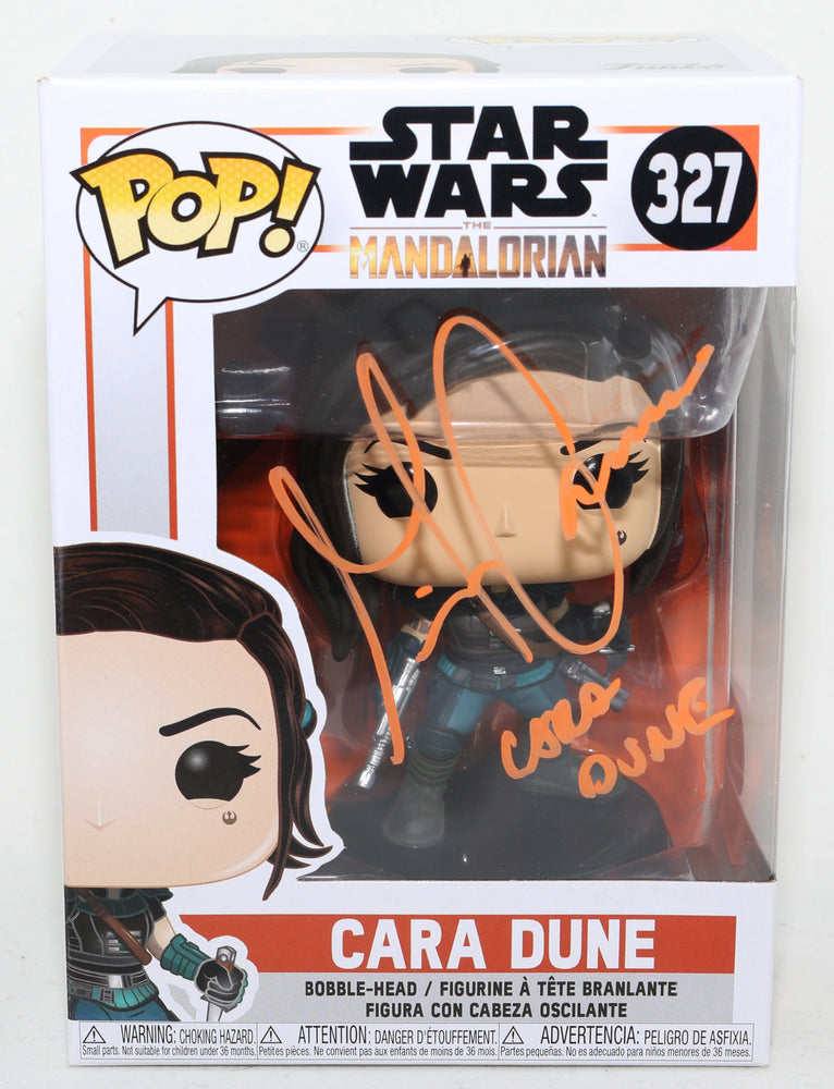 
                  
                    Gina Carano as Cara Dune in Star Wars: The Mandalorian (SWAU) Signed Funko POP! #327 with Character Name
                  
                