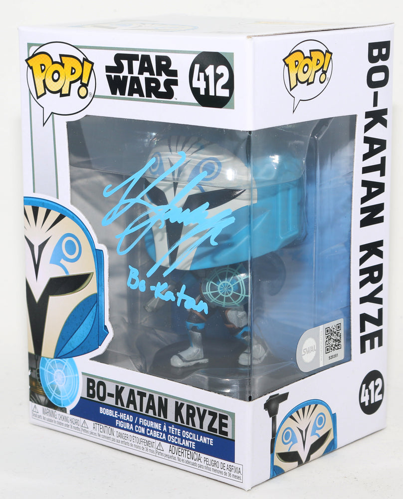 
                  
                    Katee Sackhoff as Bo-Katan Kryze in Star Wars: The Mandalorian (SWAU) Signed Funko POP! #412 with Character Name
                  
                