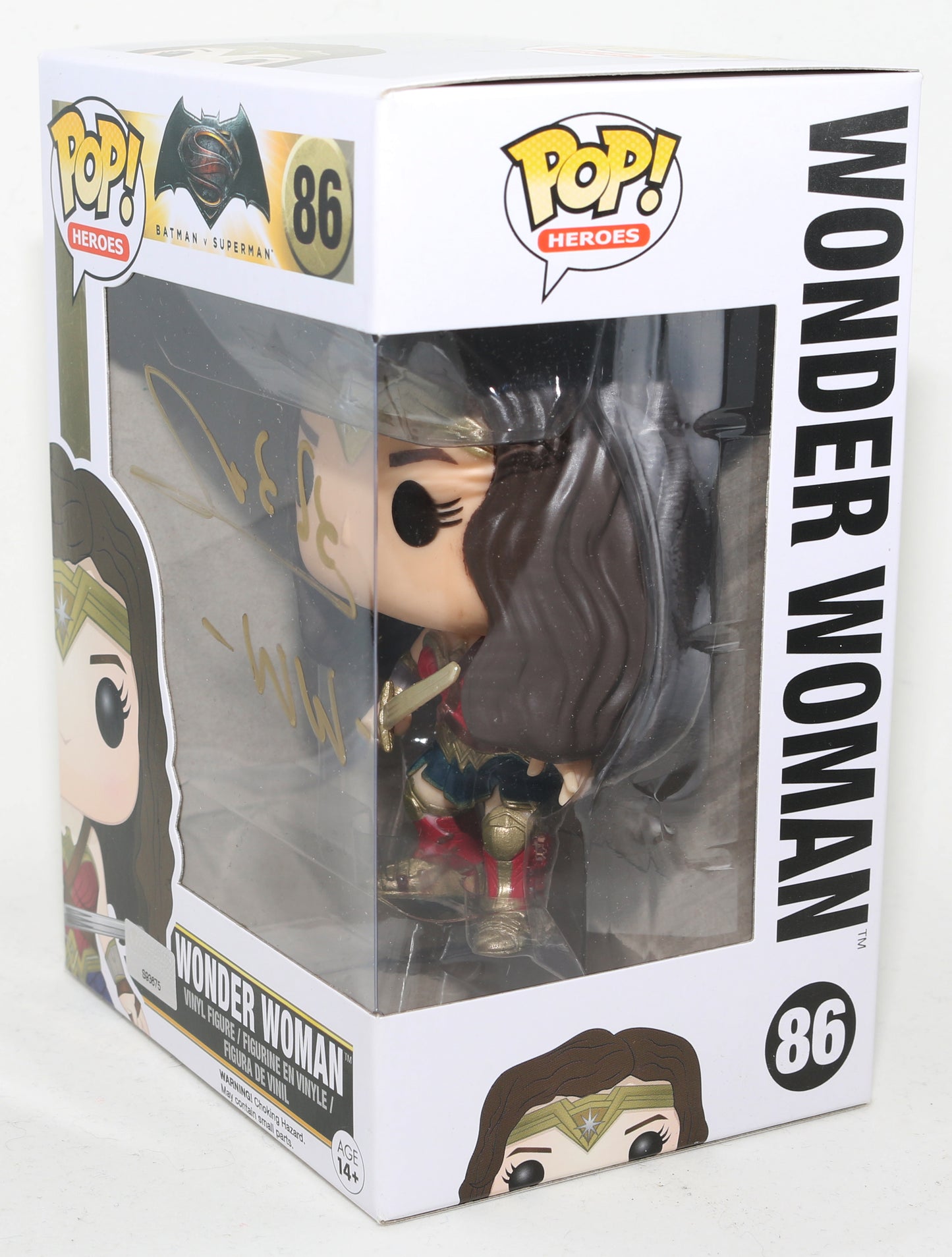 
                  
                    Gal Gadot as Wonder Woman in Batman v Superman Signed Funko POP! #86 with Character Name
                  
                