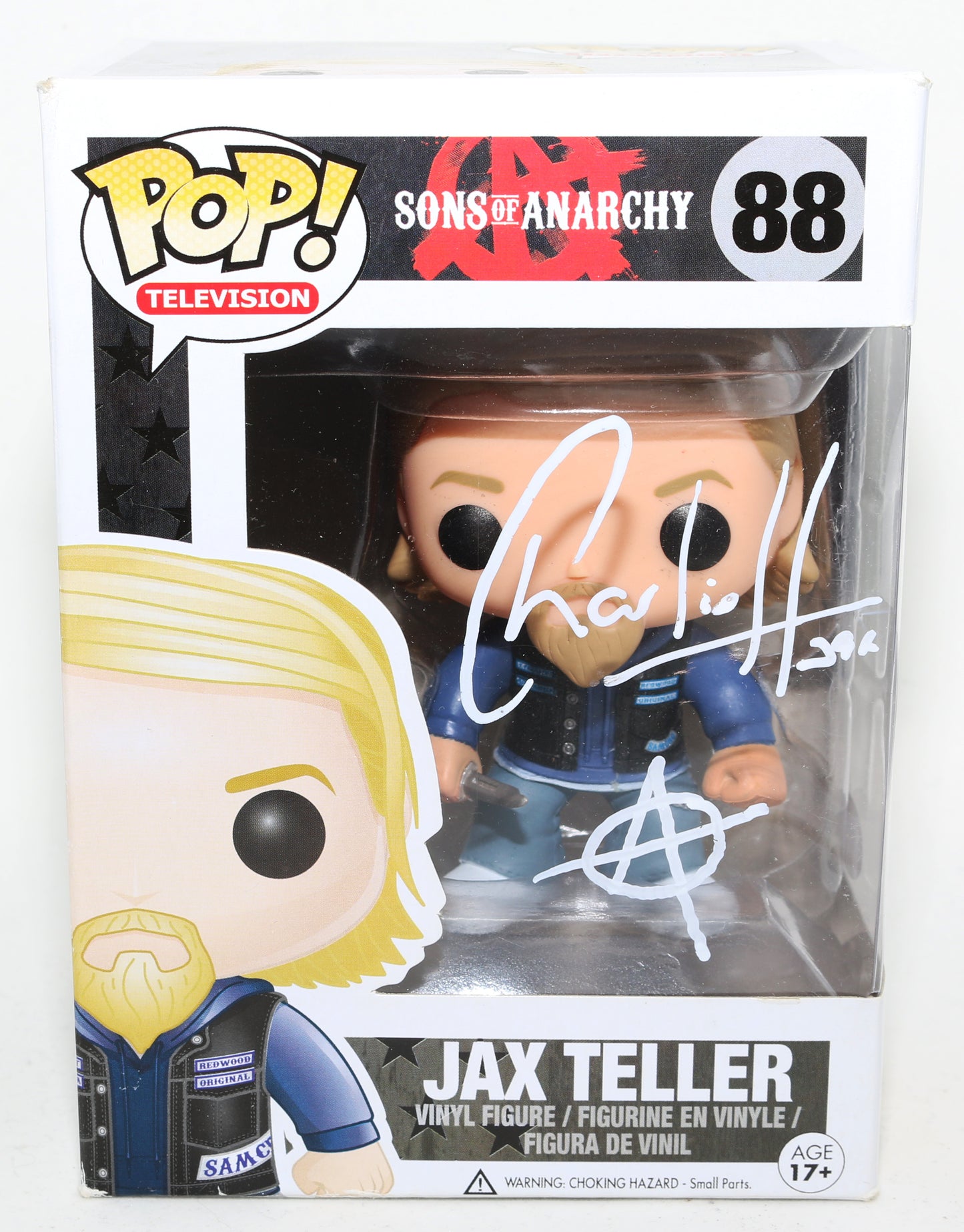 
                  
                    Charlie Hunam as Jax Teller in Sons of Anarchy (JSA) Signed Funko POP! #88
                  
                