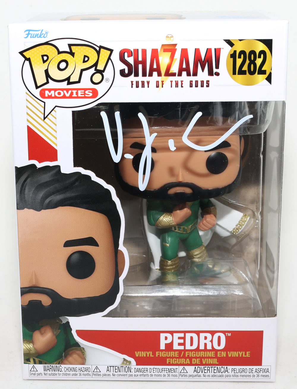 D. J. Cotrona as Pedro in Shazam! Fury of the Gods (SWAU) Signed Funko POP! #1282