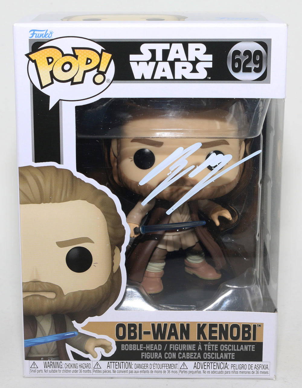 Ewan McGregor as Obi-Wan Kenobi in Star Wars (SWAU) Signed Funko POP! #629