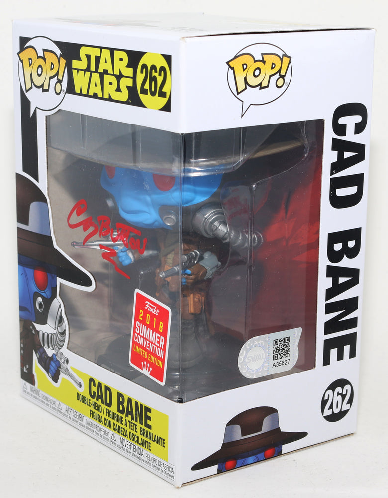 
                  
                    Corey Burton as Cad Bane in Star Wars: The Clone Wars 2018 Summer Convention Exclusive (SWAU) Signed Funko POP! #262
                  
                