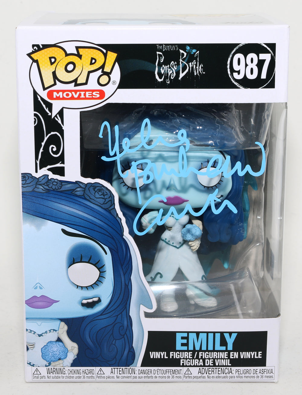 Helena Bonham Carter as Emily in The Corpse Bride (Celebrity Marketing) Signed Funko POP! #987
