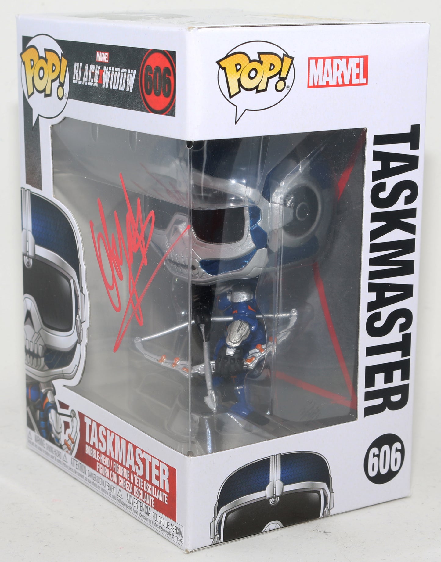 
                  
                    Olga Kurylenko as Taskmaster in Marvel's Black Widow Signed Funko POP! #606
                  
                