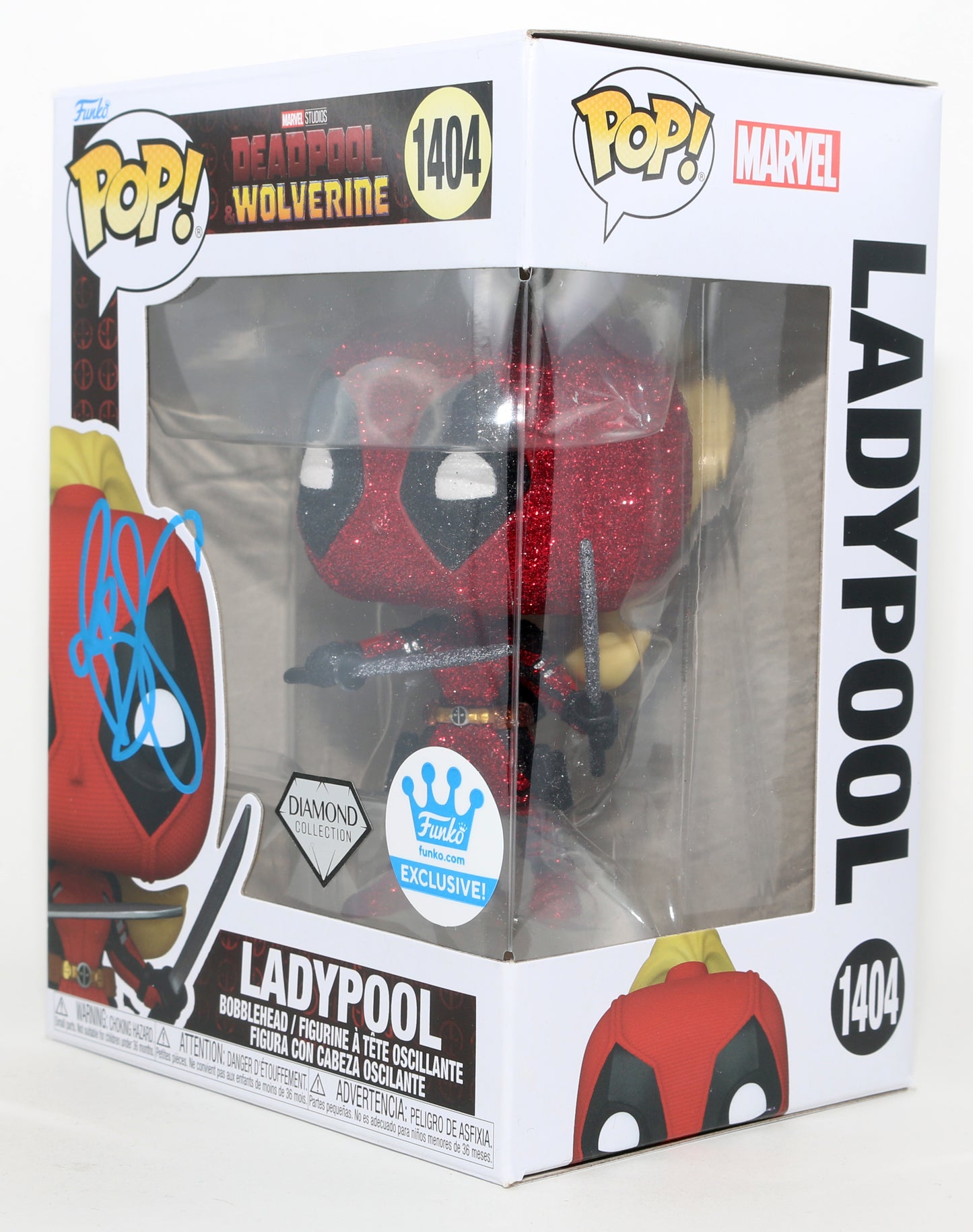 
                  
                    Blake Lively as Ladypool in Deadpool & Wolverine Diamond Edition Funko Store Exclusive Signed Funko POP! #1404
                  
                