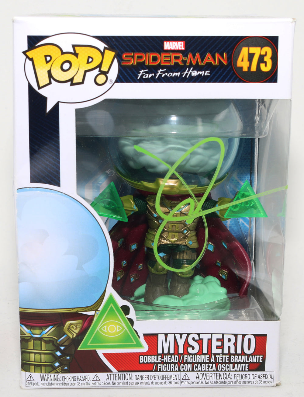 Jake Gyllenhaal as Mysterio from Spider-Man: Far From Home Signed Funko POP! #473