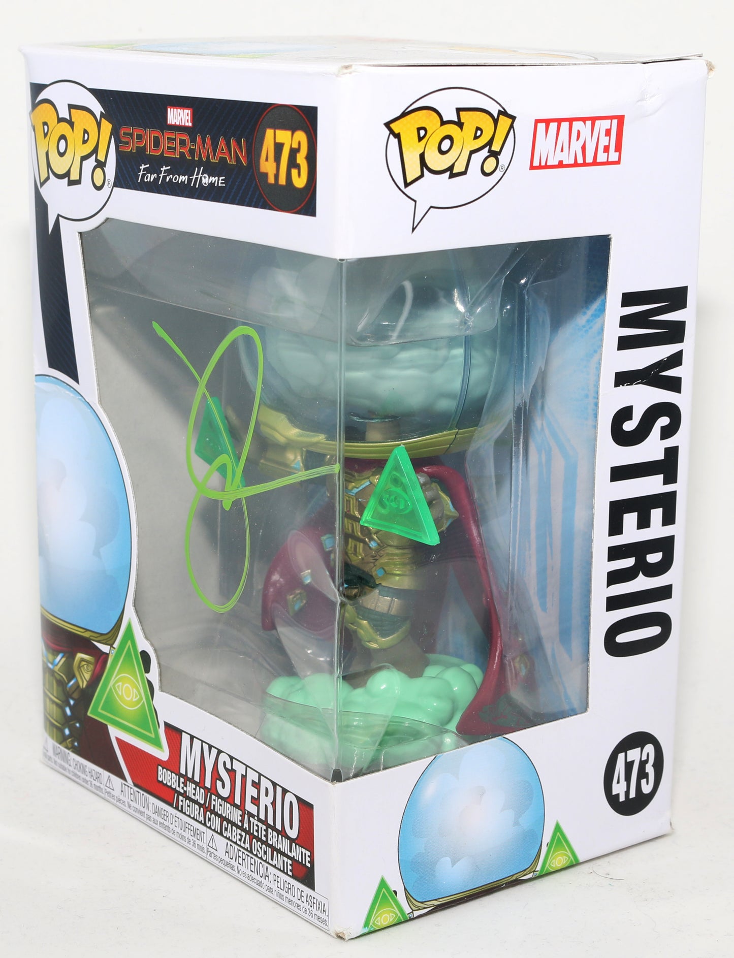 
                  
                    Jake Gyllenhaal as Mysterio from Spider-Man: Far From Home Signed Funko POP! #473
                  
                