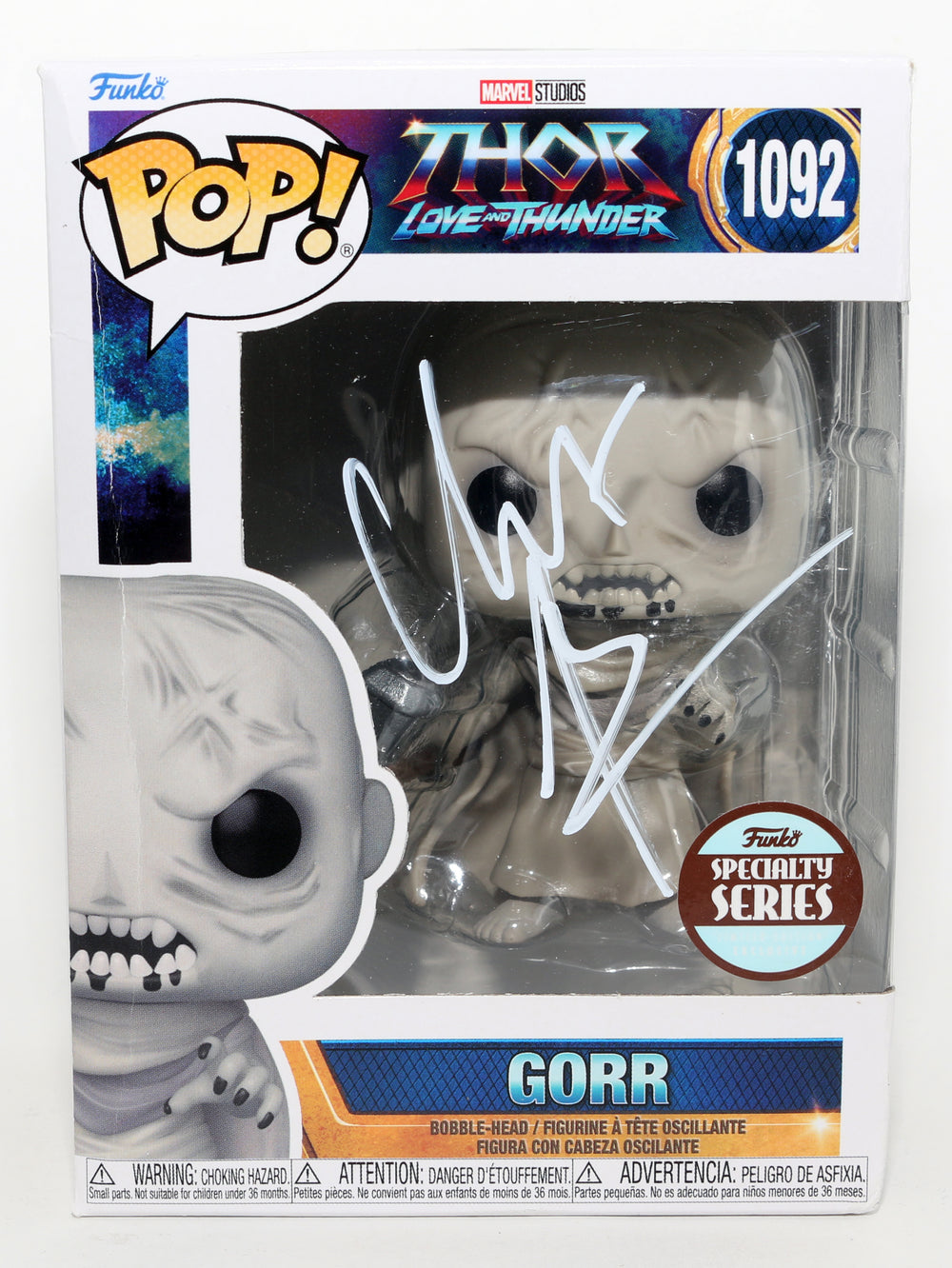 Christian Bale as Gorr the God Butcher in Thor: Love & Thunder Specialty Series Signed Funko POP! #1092