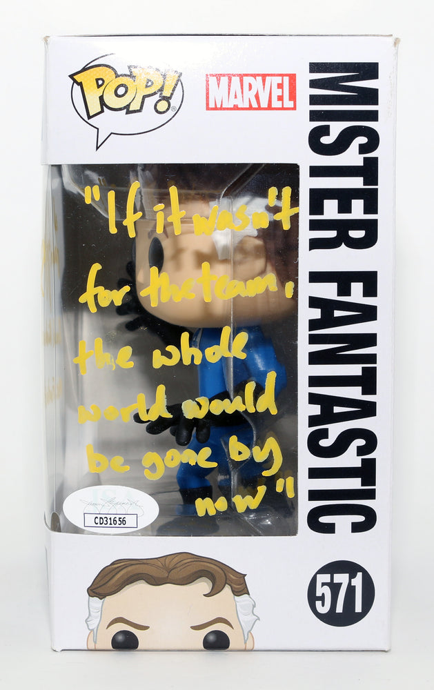 
                  
                    Ioan Gruffudd as Reed Richards / Mr. Fantastic in Fantastic Four (JSA) Signed Funko POP! #571 with Character Name & Quote
                  
                
