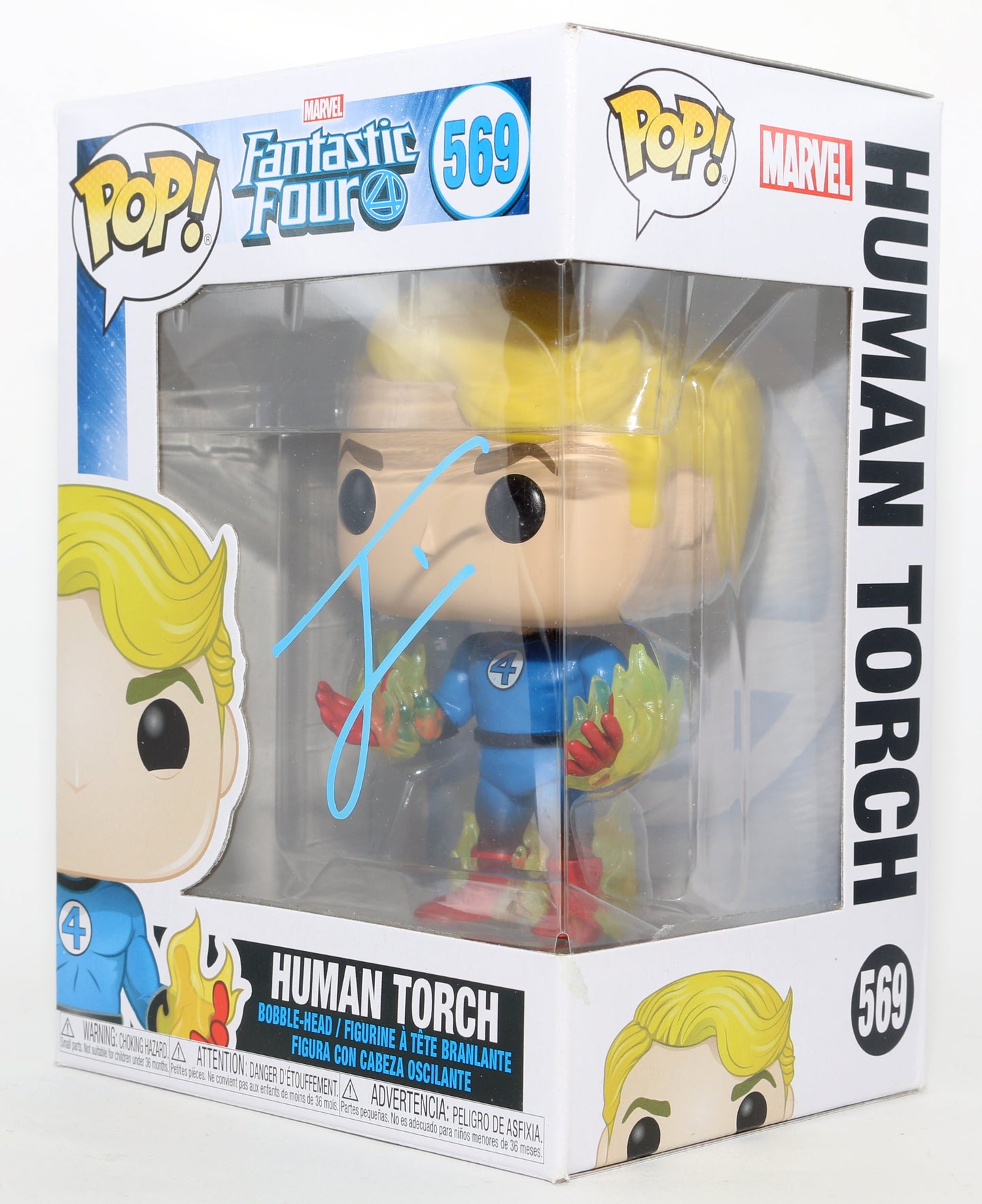 
                  
                    Joseph Quinn as Johnny Storm / Human Torch in The Fantastic Four: First Steps Signed Funko POP! #569
                  
                