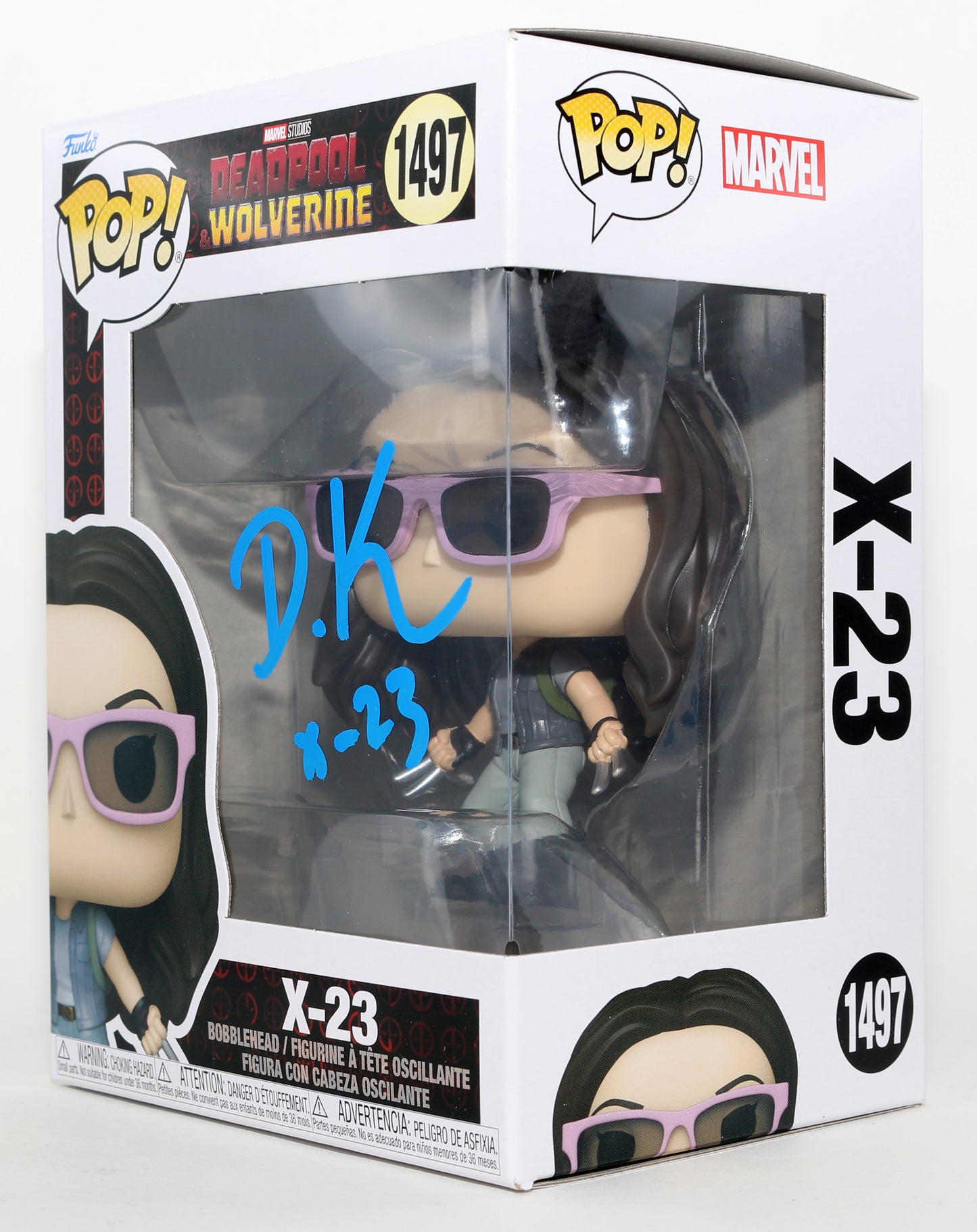 
                  
                    Dafne Keen as X-23 in Deadpool & Wolverine Signed Funko POP! #1497 with Character Name
                  
                