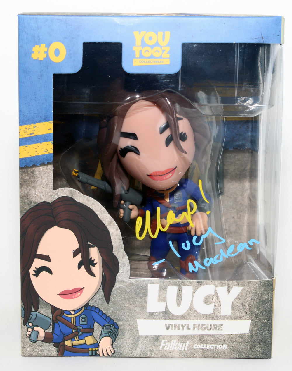 Ella Purnell as Lucy MacLean in Fallout (JSA) Signed YouTooz Figure with Character Name