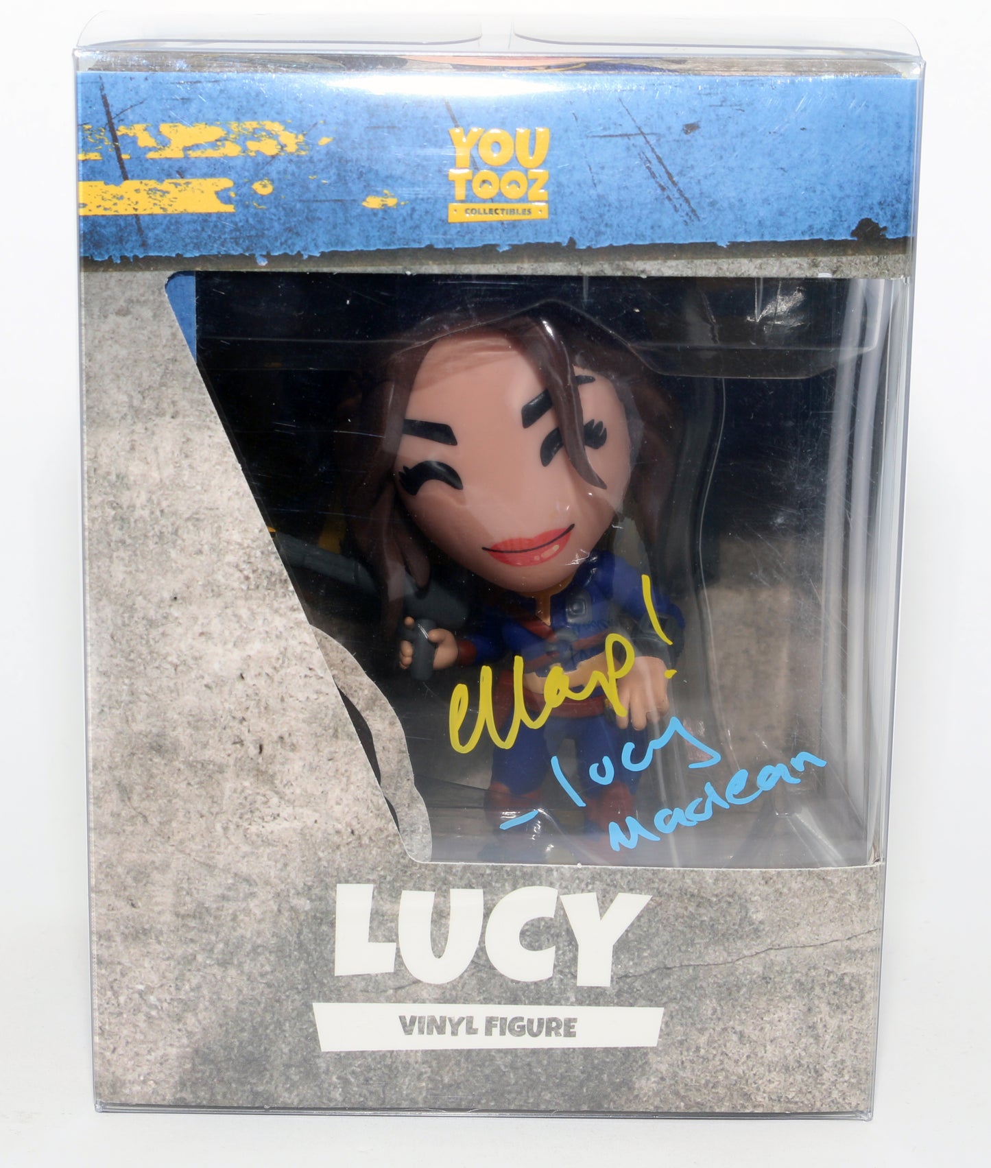 
                  
                    Ella Purnell as Lucy MacLean in Fallout (JSA) Signed YouTooz Figure with Character Name
                  
                