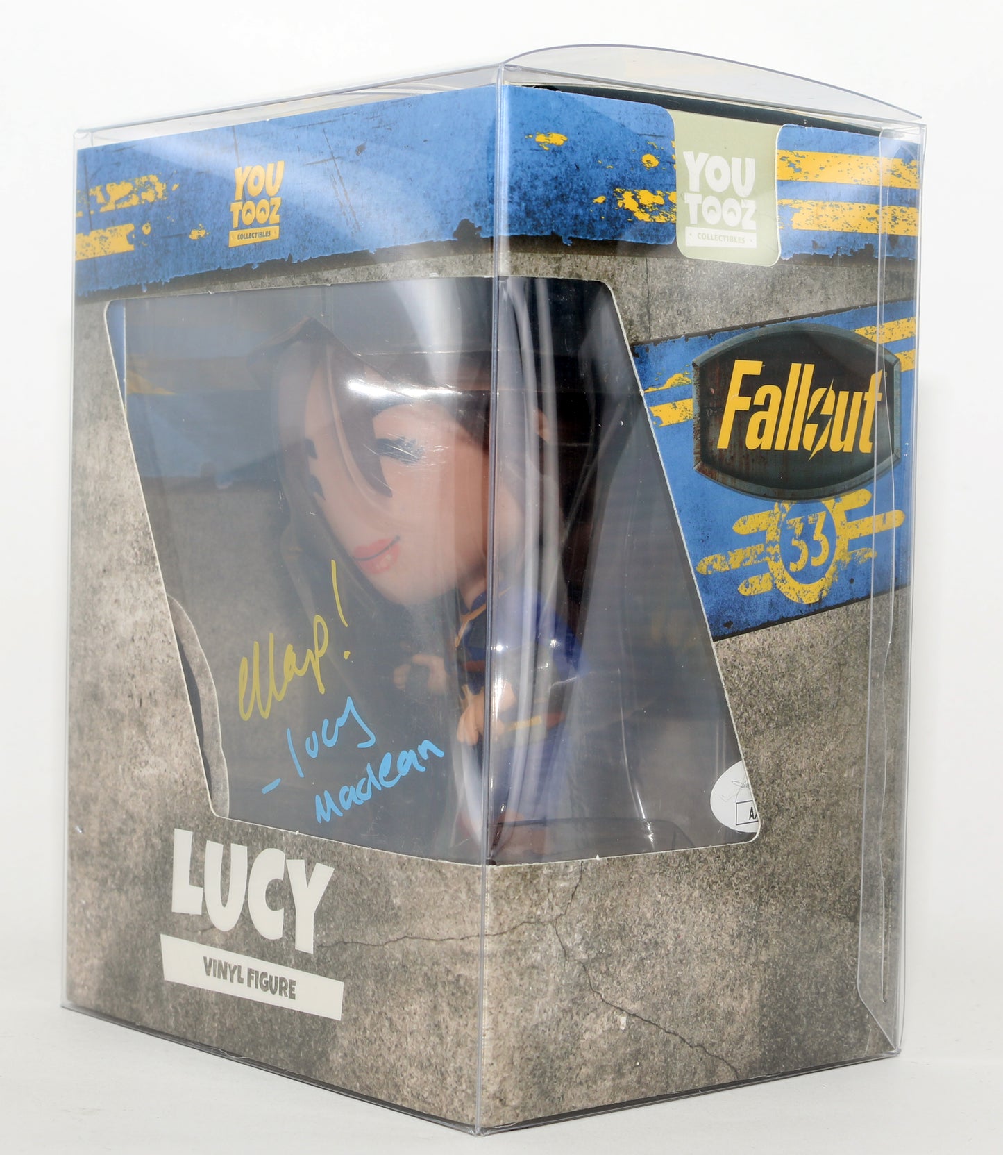 
                  
                    Ella Purnell as Lucy MacLean in Fallout (JSA) Signed YouTooz Figure with Character Name
                  
                