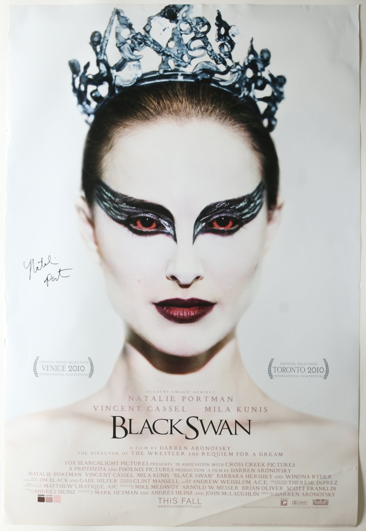 
                  
                    Natalie Portman Black Swan (SWAU) Signed Poster
                  
                