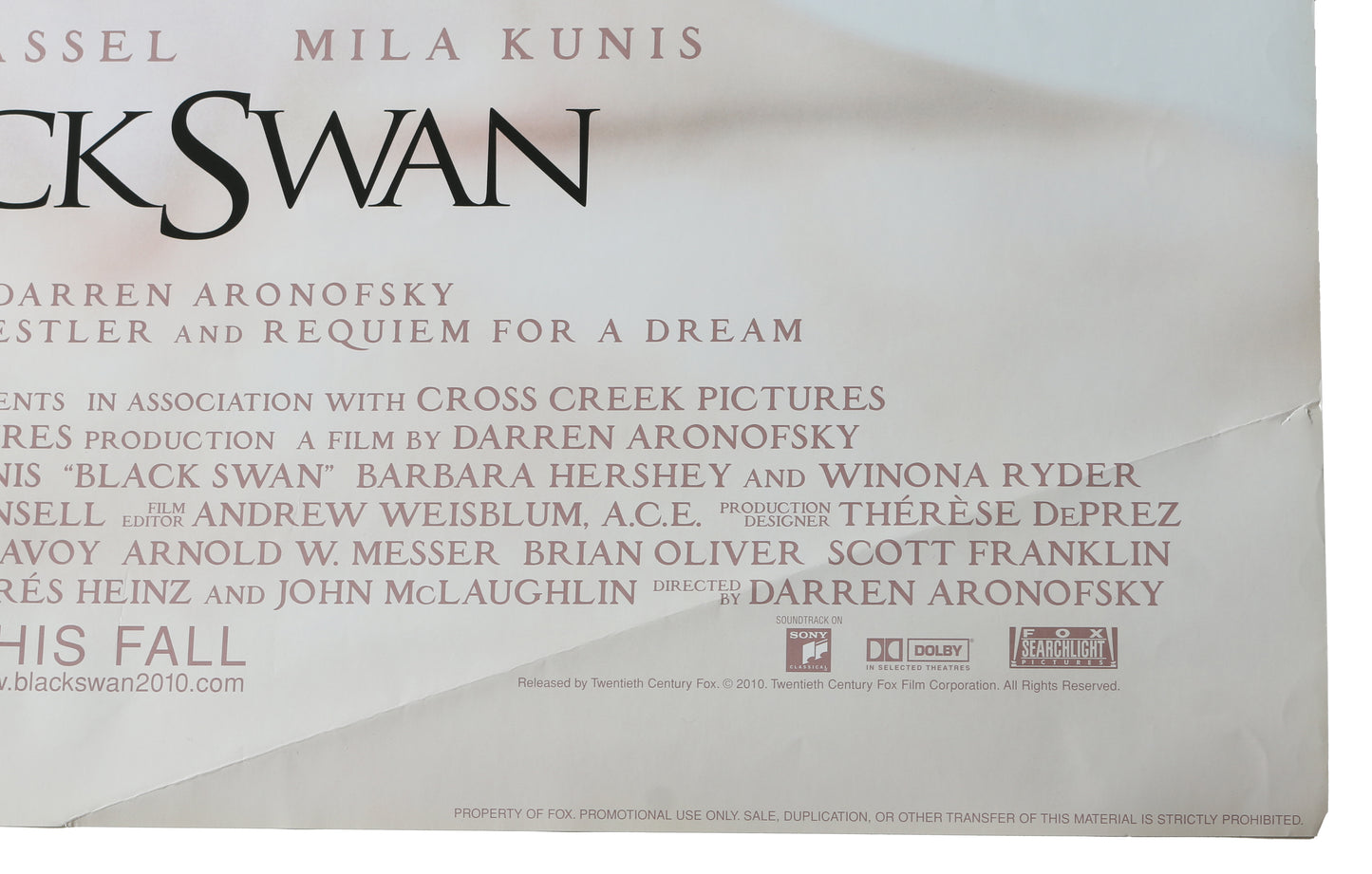 
                  
                    Natalie Portman Black Swan (SWAU) Signed Poster
                  
                