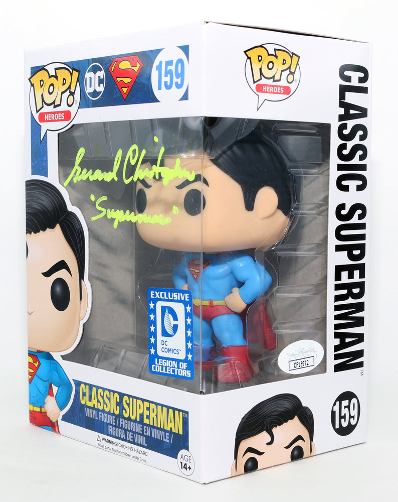 
                  
                    Gerard Christopher as Clark Kent / Superman in Superboy DC Comics Legion of Collectors Exclusive (JSA) Signed Funko POP! #159 with Character Name
                  
                