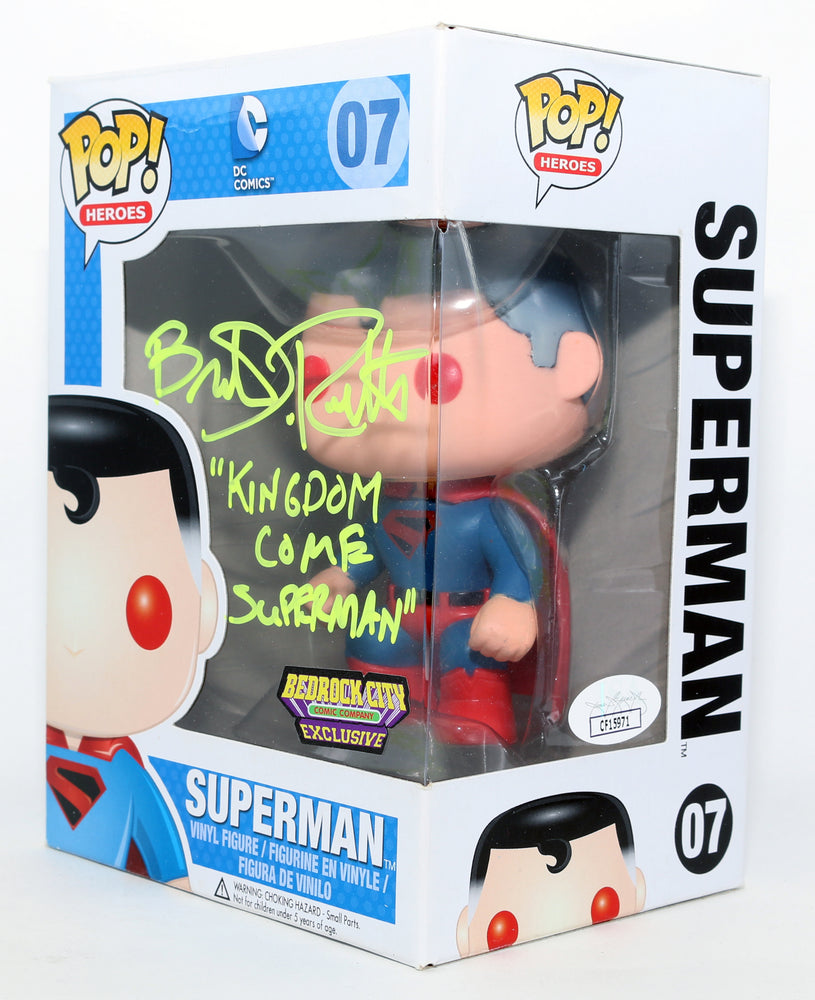 
                  
                    Brandon Routh as Kingdom Come Superman in Crisis on Infinite Earths Bedrock City Exclusive (JSA) Signed Funko POP! #07 with Character Name
                  
                