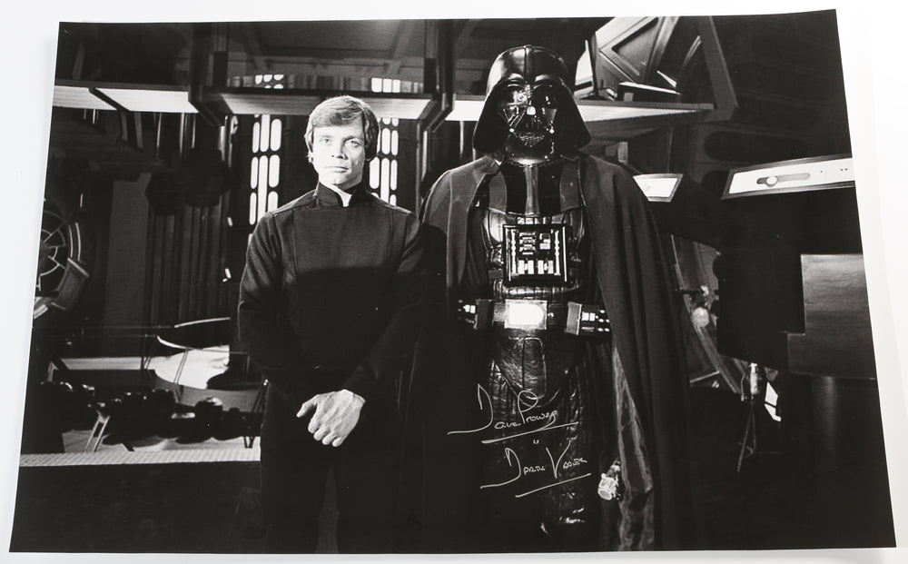 Dave Prowse as Darth Vader in Star Wars: Return of the Jedi Signed 20x30 Poster with Character Name